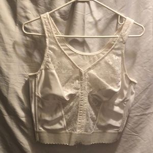 White and laced vintage corset